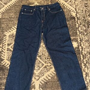 Blue Striped Levi’s Jeans